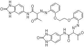 صبغ - أصفر - 180 - هيكل جزيئي